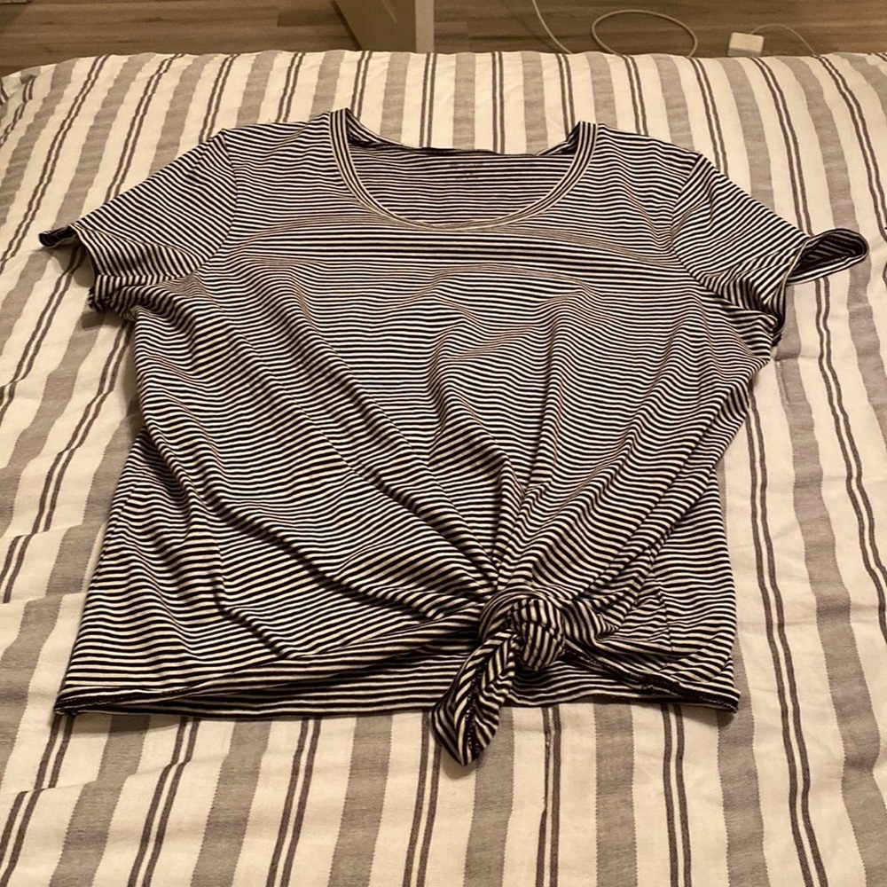 Striped Tie Shirt